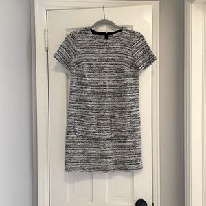 Ann Taylor Loft petite pastel “tweed” shift mini dress